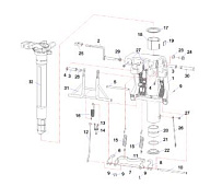 Кронштейн (часть 1) 2-Х ТАКТНОГО ПЛМ PARSUN T50FWL