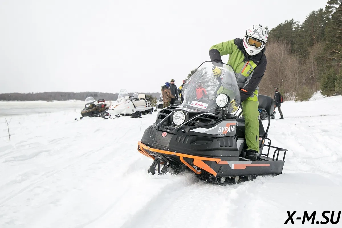 Снегоход Русская механика РМ БУРАН ЛИДЕР АДЕ