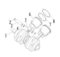 Поршневая 2-Х ТАКТНОГО ПЛМ PARSUN T40FW