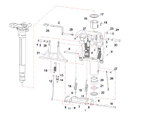 Кронштейн 2-Х ТАКТНОГО ПЛМ PARSUN T40BML