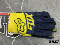Перчатки взрослые FOX XD2-1 цв. Сине-желтый  р. XXL