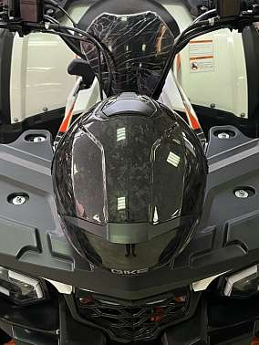 Шлем интеграл HETOSHI QIKE CARBON FIBER XD1-474 цв.Черный р. XL