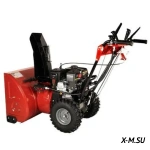 Снегоуборщик бензиновый DDE ST6561LE (двиг-ль Loncin 6,5 л.с, 24'', 5 вперёд/2 назад, 14&quot; колёса, эл. старт, LED фара, управление выбросом на панели)