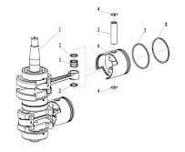 Поршневая 2-Х ТАКТНОГО ПЛМ PARSUN T20BM