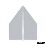 Стекло ветровое для катера Салют-480 (комплект)