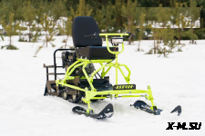 Мотобуксировщик Волчок 6.5 лс, редуктор