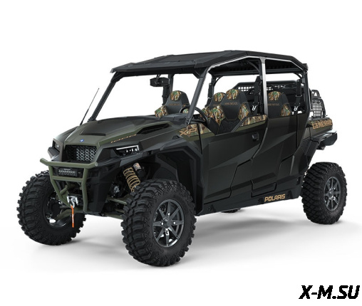 Мотовездеход POLARIS General XP 4 1000 Hunt LE - Stealth Black (2021)