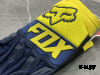 Перчатки взрослые FOX XD2-1 цв. Сине-желтый  р. M