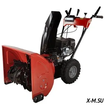 Снегоуборщик бензиновый DDE ST6561LE (двиг-ль Loncin 6,5 л.с, 24'', 5 вперёд/2 назад, 14" колёса, эл. старт, LED фара, управление выбросом на панели)