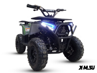 Детский бензиновый квадроцикл  MOTAX GRIZLIK MIDI ЕS BW с электростартером и родительским пультом