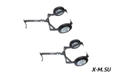 Подкаты под лыжи снегохода с комплектом крепежа