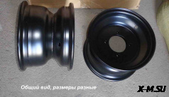 Диск 10 передний,черный,BEORN,&quot;Avenger&quot;, штампованный SCOUT для ATV