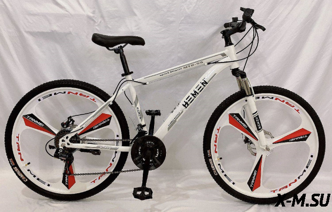 Велосипед 26" HEMEN YTJ-MTB-55 (литые обода 3 ЛУЧА, диск.торм.21ск)