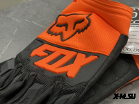 Перчатки детские FOX XD2-1-1 цв. Оранжево-черный  р. XL