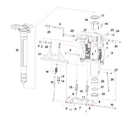 Кронштейн (часть 2) 2-Х ТАКТНОГО ПЛМ PARSUN T40FW