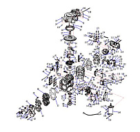 Двигатель 2-Х ТАКТНОГО ПЛМ PARSUN T50FWL