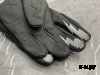 Перчатки взрослые FOX XD2-1 цв. Черно-белый  р. XXL