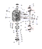 Головка цилиндров 4-Х ТАКТНОГО ПЛМ PARSUN F30A FW