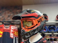 Шлем кроссовый HETOSHI OF836 EXOSS CROSS PRO MX289 цв.Черно-красно-желтый Матовый р.XL