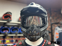 Шлем кроссовый HETOSHI OF836 EXOSS CROSS PRO MX289 цв.Черный Матовый р.M