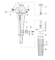 Румпель 2-Х ТАКТНОГО ПЛМ PARSUN T20BM