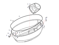 Колпак 4-Х ТАКТНОГО ПЛМ HIDEA F30FES