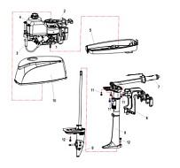 Узел в сборе 2-Х ТАКТНОГО ПЛМ PARSUN T3.5BM