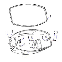 Колпак 2-Х ТАКТНОГО ПЛМ PARSUN T20BM
