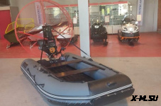 Лодка Бурлак 340 НДНД с аэроустановкой поворотной 15 л.с.