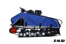 Мотобуксировщик Бурлак ОПТИ-3 15 Л.С. (КАПОТ ТКАНЬ)